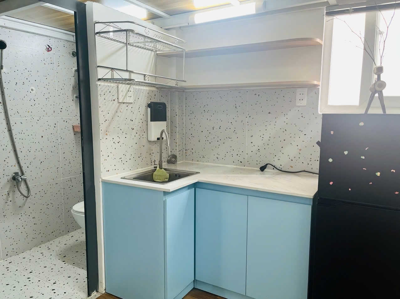 Phòng trọ Duplex 15m2 tại NS Home Điện Biên Phủ - Bình Thạnh - Phòng bếp