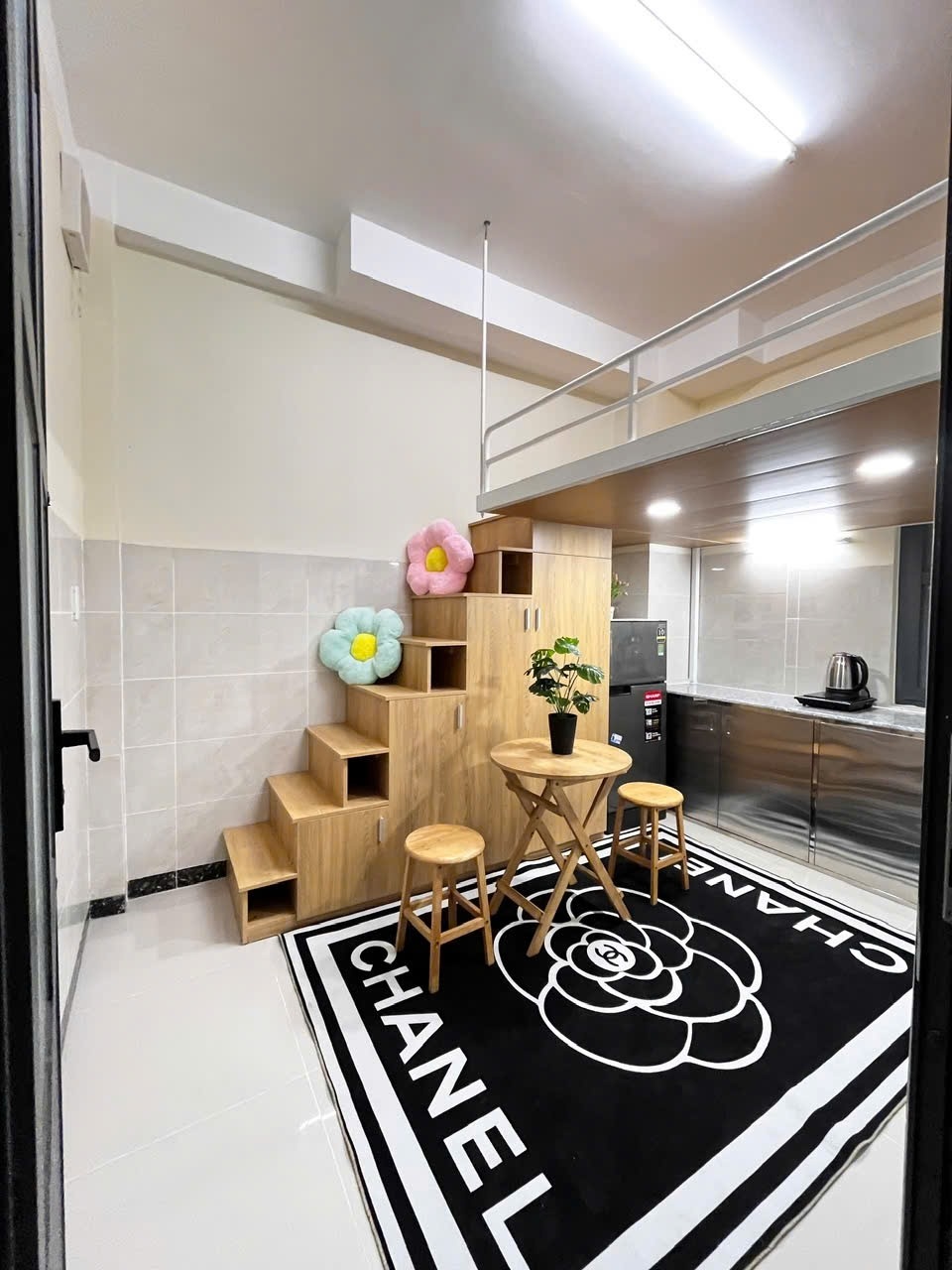 Phòng trọ Duplex 25m2 tại QA Room Bùi Đình Tuý - Bình Thạnh  - Phòng bếp