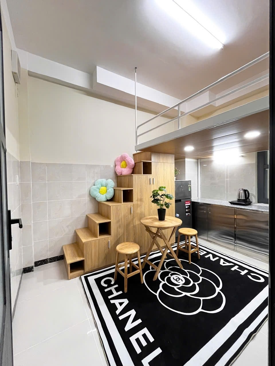 Phòng trọ Duplex 25m2 tại QA Room Bùi Đình Tuý - Bình Thạnh  - Phòng bếp