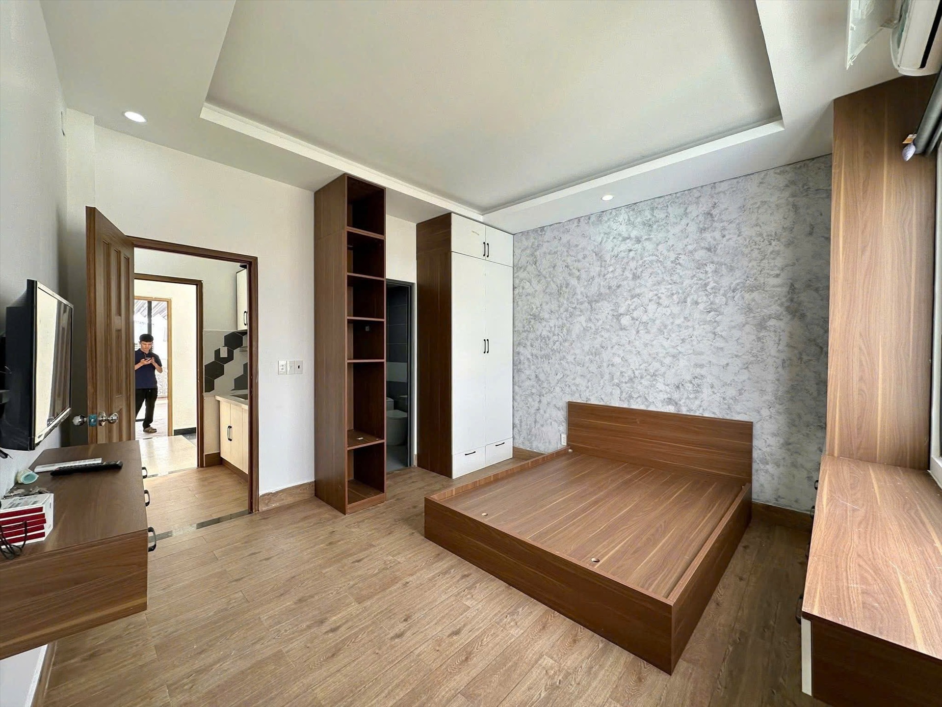 Phòng trọ 1 Phòng ngủ 25m2 tại JohnTran House Trần Quang Diệu - Quận 3 - Phòng ngủ