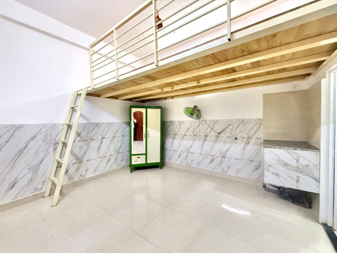 Phòng trọ Duplex 20m2 tại Jinjoo Home Phan Huy Ích - Tân Bình - Phòng ngủ