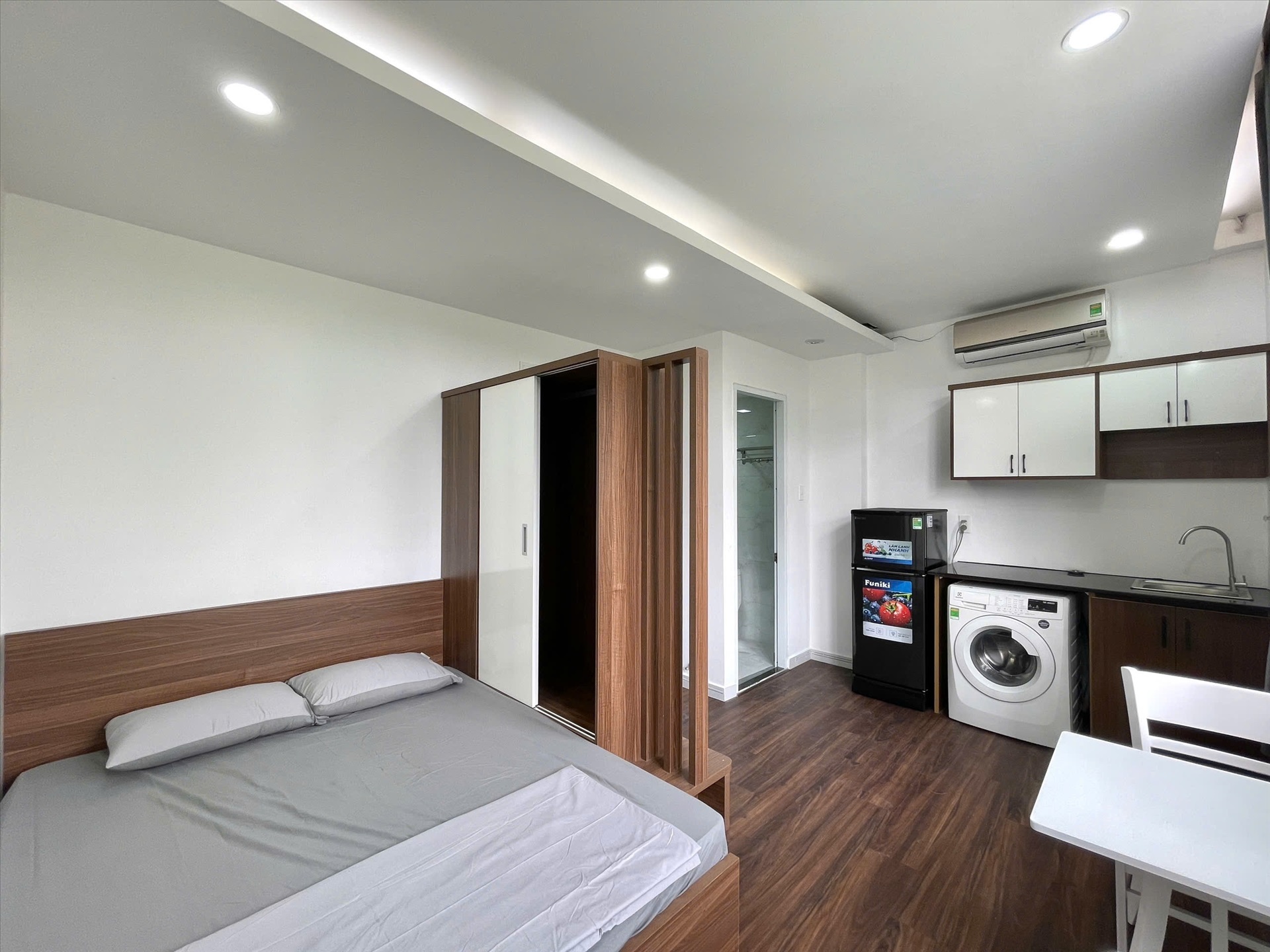 Phòng trọ Studio 30m2 tại DQ Home Trường Sa - Phú Nhuận  - Phòng ngủ