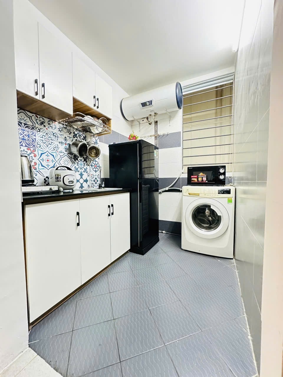 Phòng trọ 2 Phòng ngủ 60m2 tại Saigontro Điện Biên Phủ - Bình Thạnh - Phòng bếp