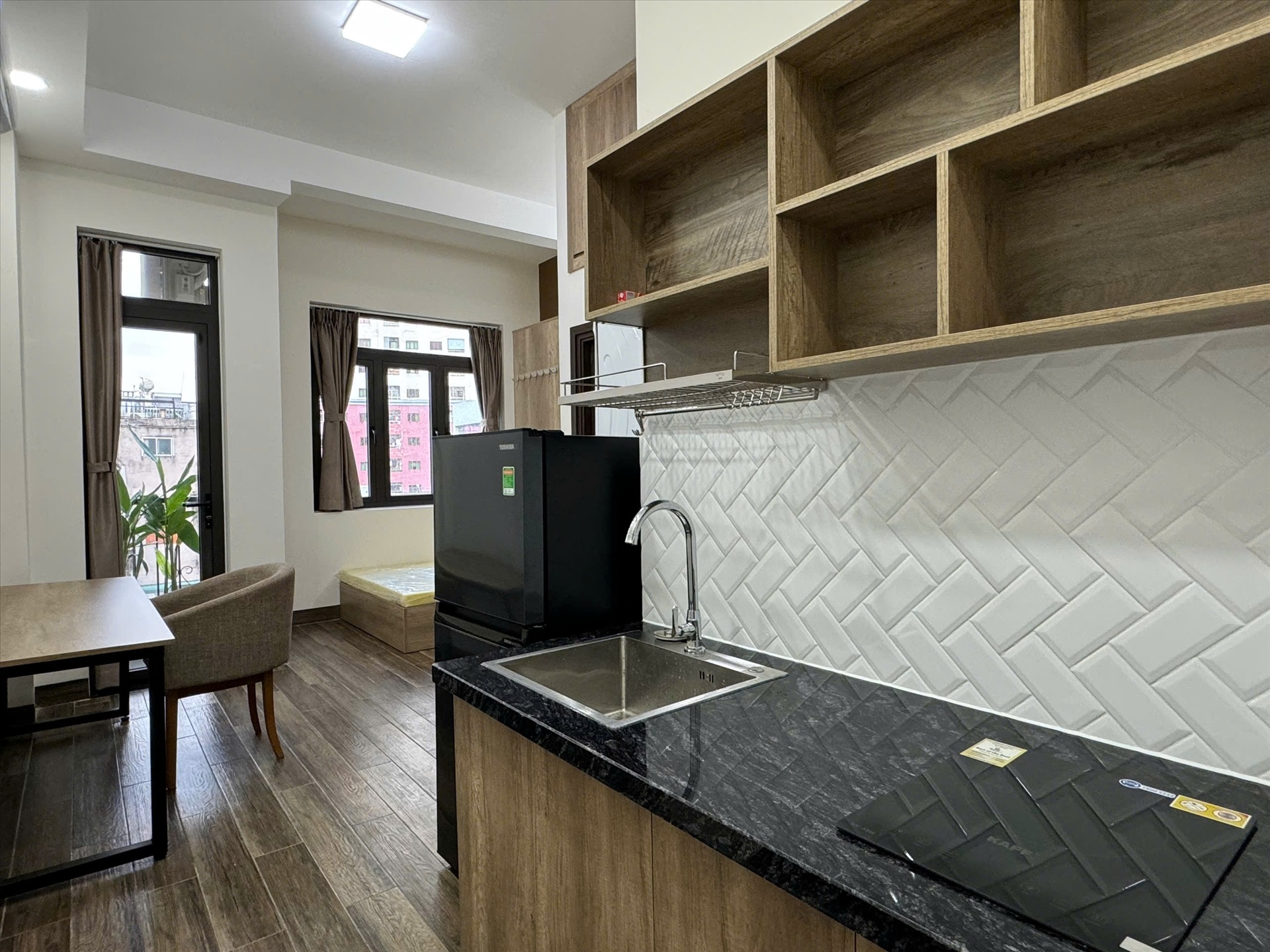 Phòng trọ Studio 30m2 tại CA Home Xô Viết Nghệ Tĩnh - Bình Thạnh - Phòng bếp