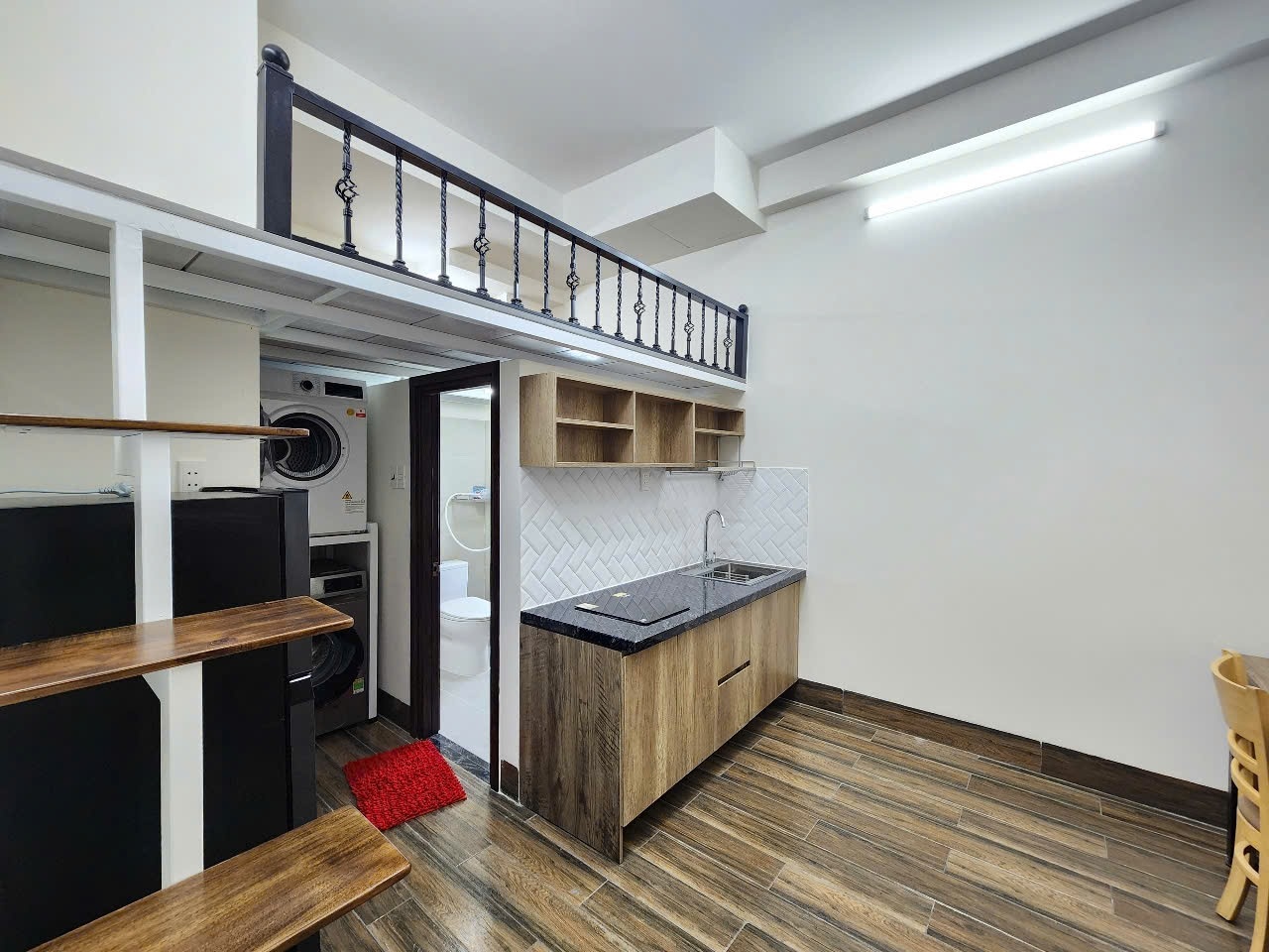 Phòng trọ Duplex 25m2 tại CA Home Xô Viết Nghệ Tĩnh - Bình Thạnh - Phòng khách