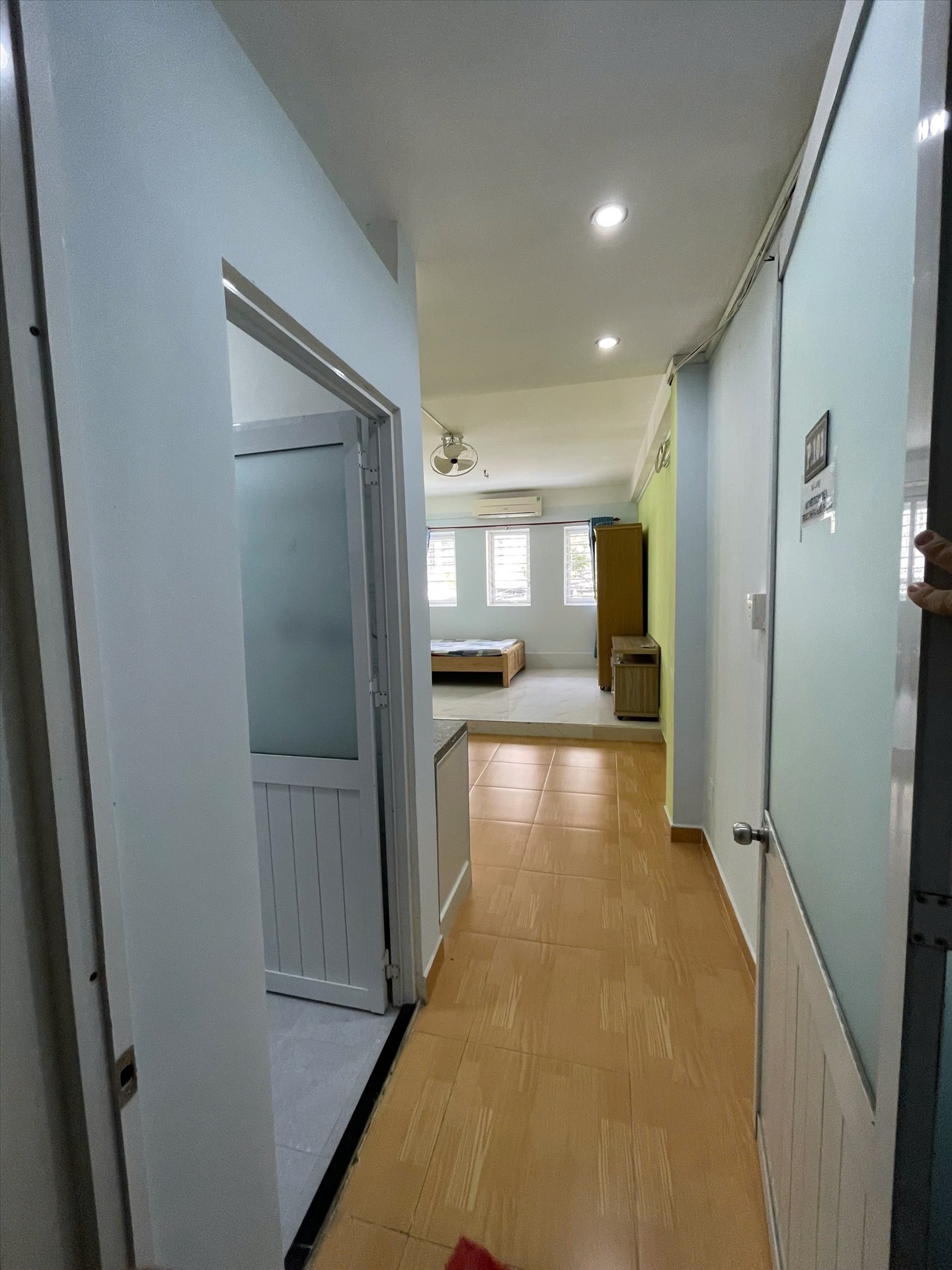 Phòng trọ Studio 30m2 tại Jinjoo Home Út Tịch - Tân Bình - Phòng ngủ