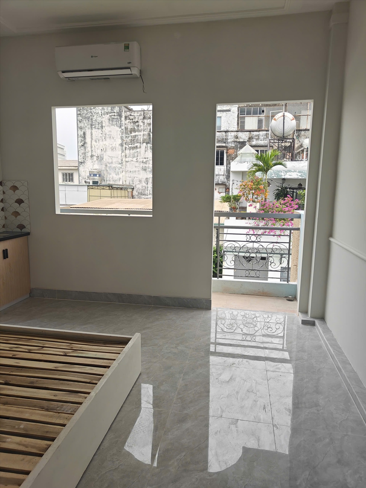 Phòng trọ Studio 20m2 tại AH Home Hoàng Văn Thụ - Tân Bình - Phòng ngủ