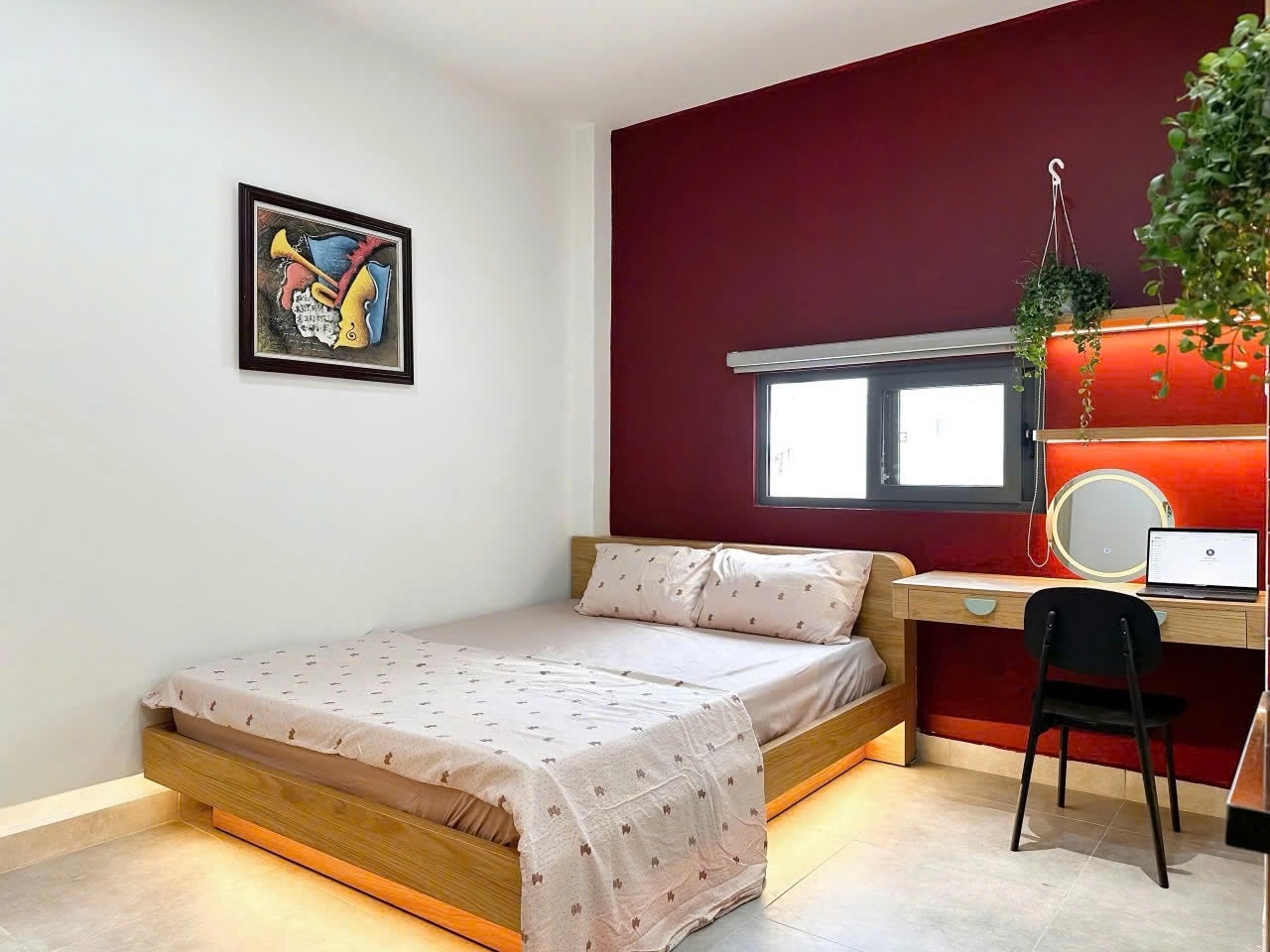 Phòng trọ Studio 25m2 tại Lighthouse Lạc Long Quân - Tân Bình - Phòng ngủ