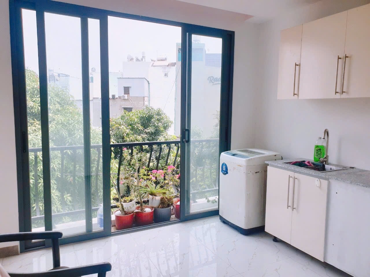 Phòng trọ Studio 32m2 tại H2 Home Lê Quang Định - Bình Thạnh  - Phòng bếp