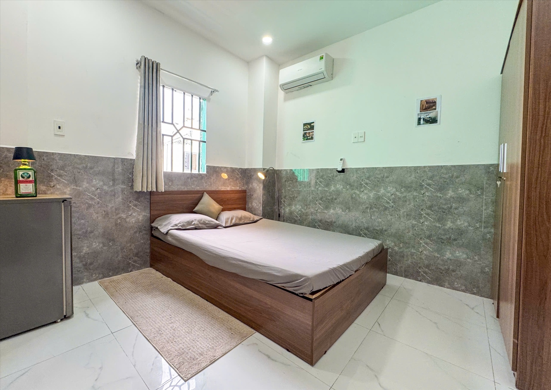 Phòng trọ Studio 25m2 tại MN House Hoàng Hoa Thám - Tân Bình  - Phòng ngủ