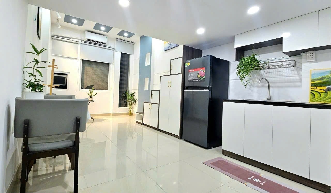 Phòng trọ Duplex 30m2 tại QN Group Nguyễn Thiện Thuật - Quận 3 - Phòng bếp