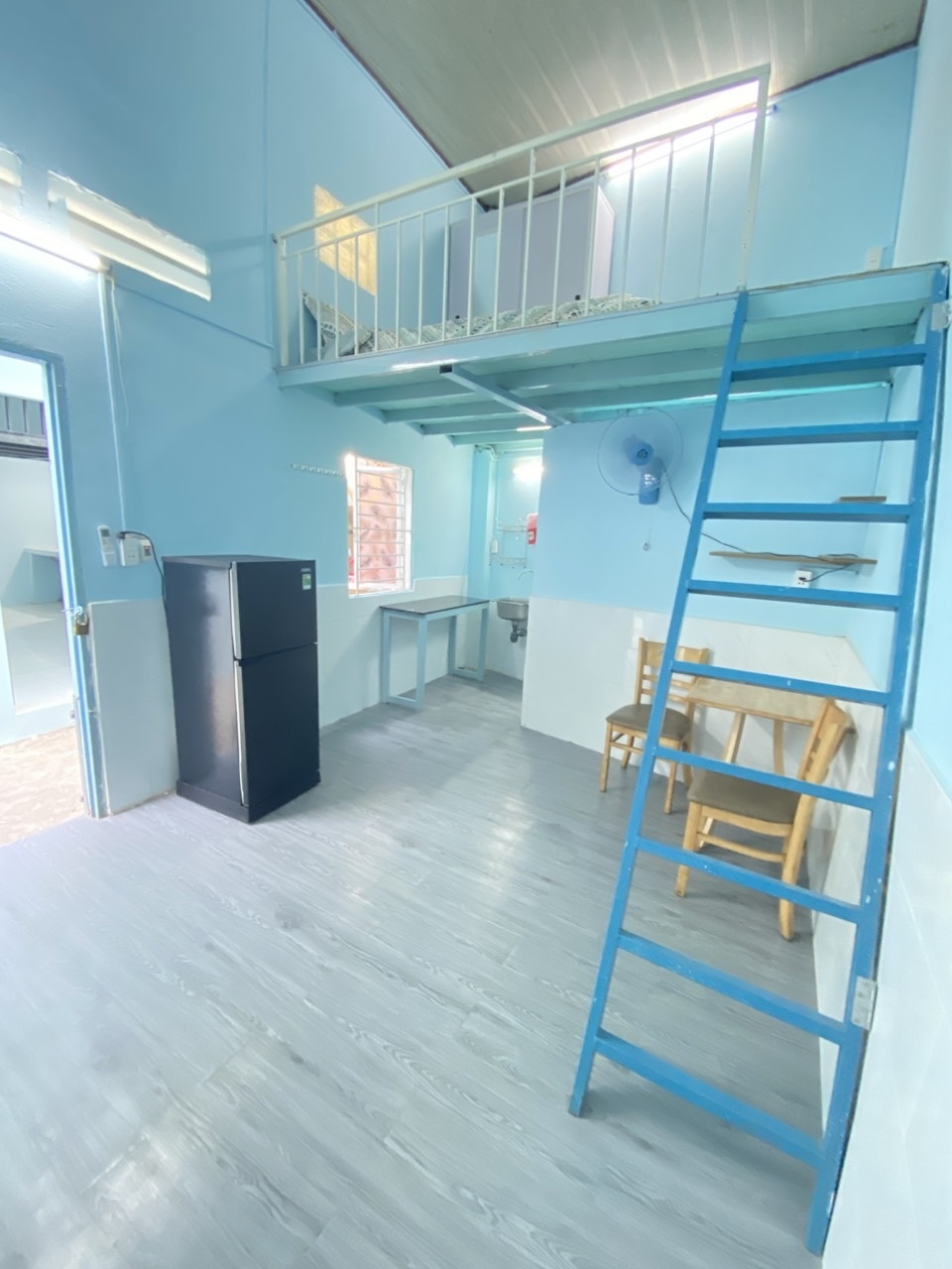 Phòng trọ Duplex 25m2 tại GOPA Home Nguyễn Hữu Cảnh - Bình Thạnh  - Phòng khách