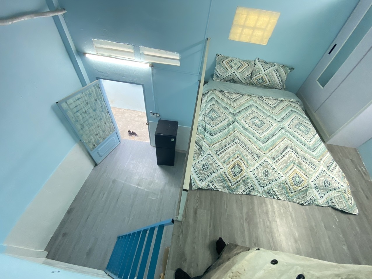 Phòng trọ Duplex 25m2 tại GOPA Home Nguyễn Hữu Cảnh - Bình Thạnh  - Phòng ngủ