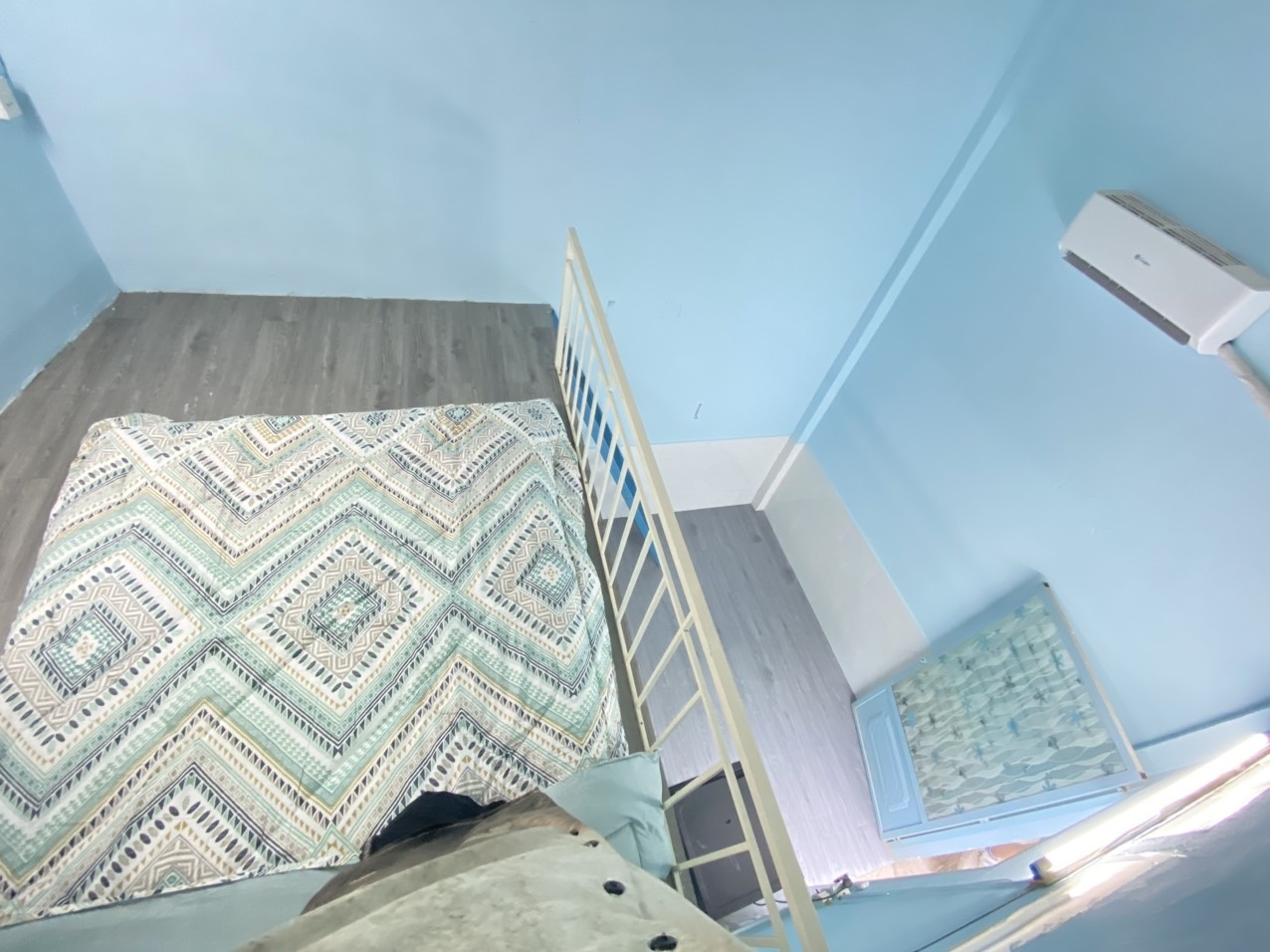 Phòng trọ Duplex 25m2 tại GOPA Home Nguyễn Hữu Cảnh - Bình Thạnh  - Phòng ngủ