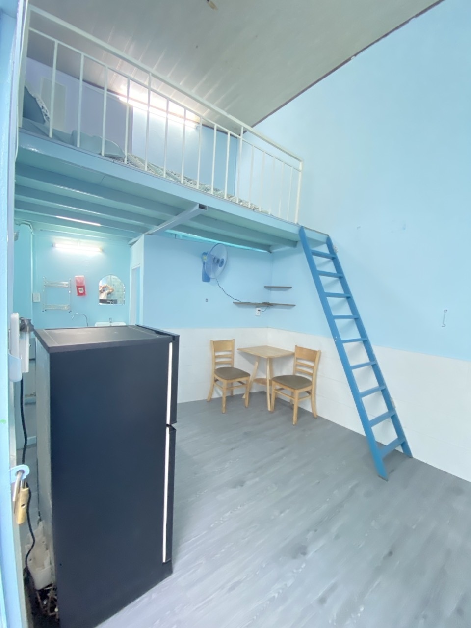 Phòng trọ Duplex 25m2 tại GOPA Home Nguyễn Hữu Cảnh - Bình Thạnh  - Phòng khách