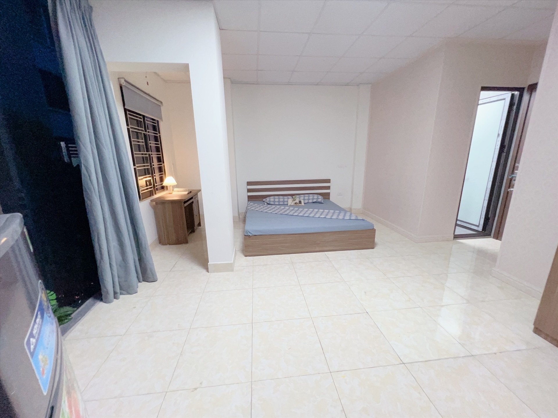 Phòng trọ Studio 25m2 tại Happyhomes Bala - Hà Đông - Phòng ngủ