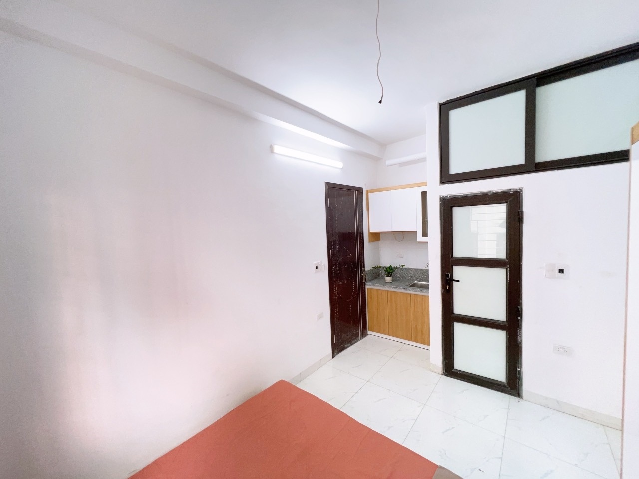 Phòng trọ Studio 25m2 tại HappyHomes 3 Hồ Tùng Mậu - Bắc Từ Liêm - Phòng bếp