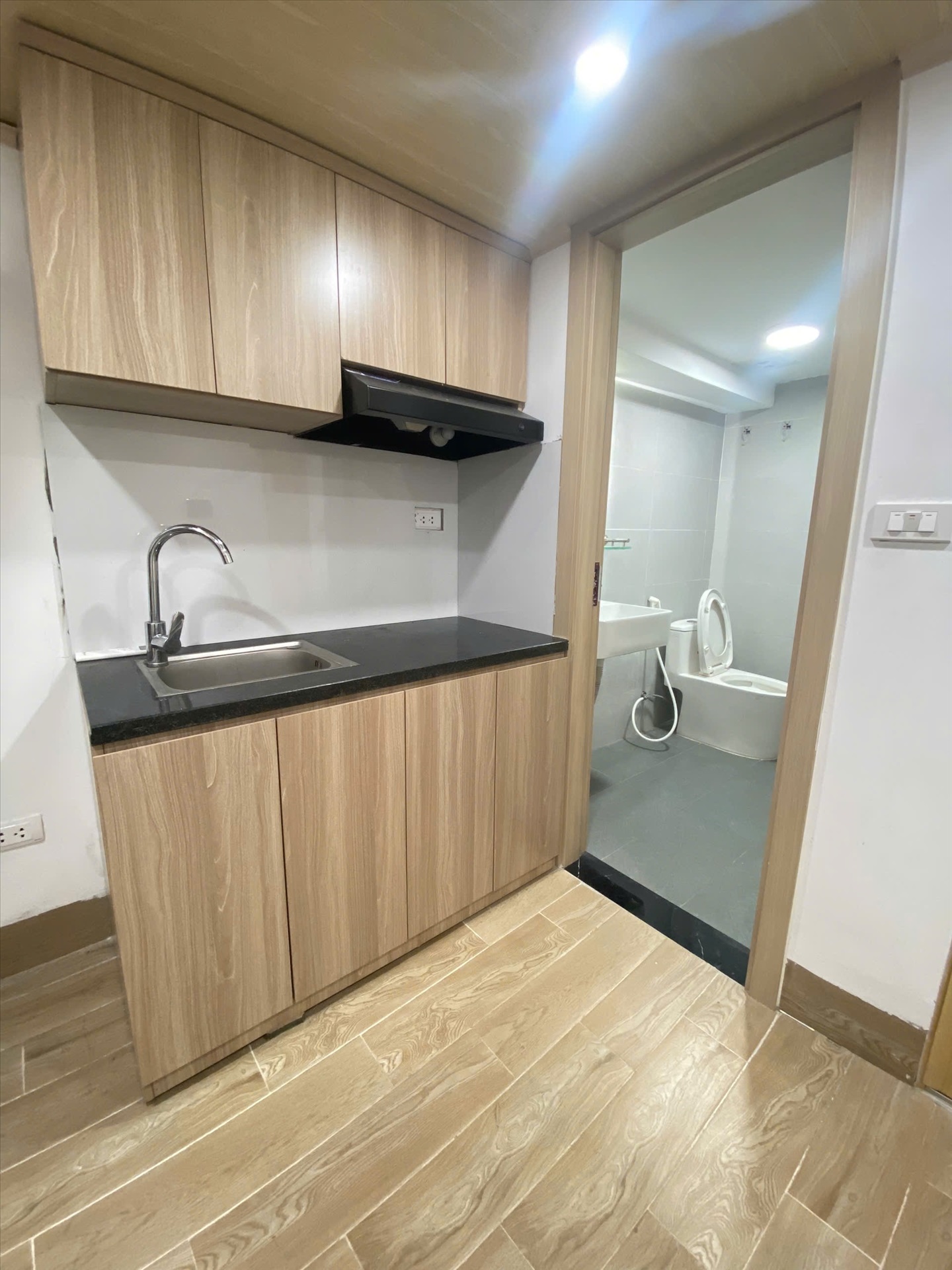 Phòng trọ Duplex 25m2 tại CTC Home Khương Đình - Thanh Xuân - Phòng bếp