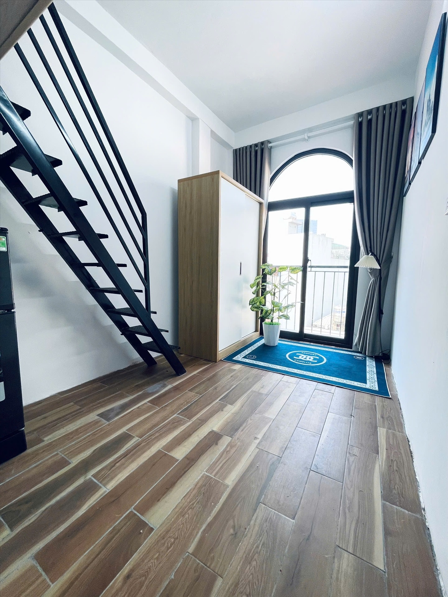 Phòng trọ Duplex 20m2 tại CTC Home Yên Hòa - Cầu Giấy - Ban công