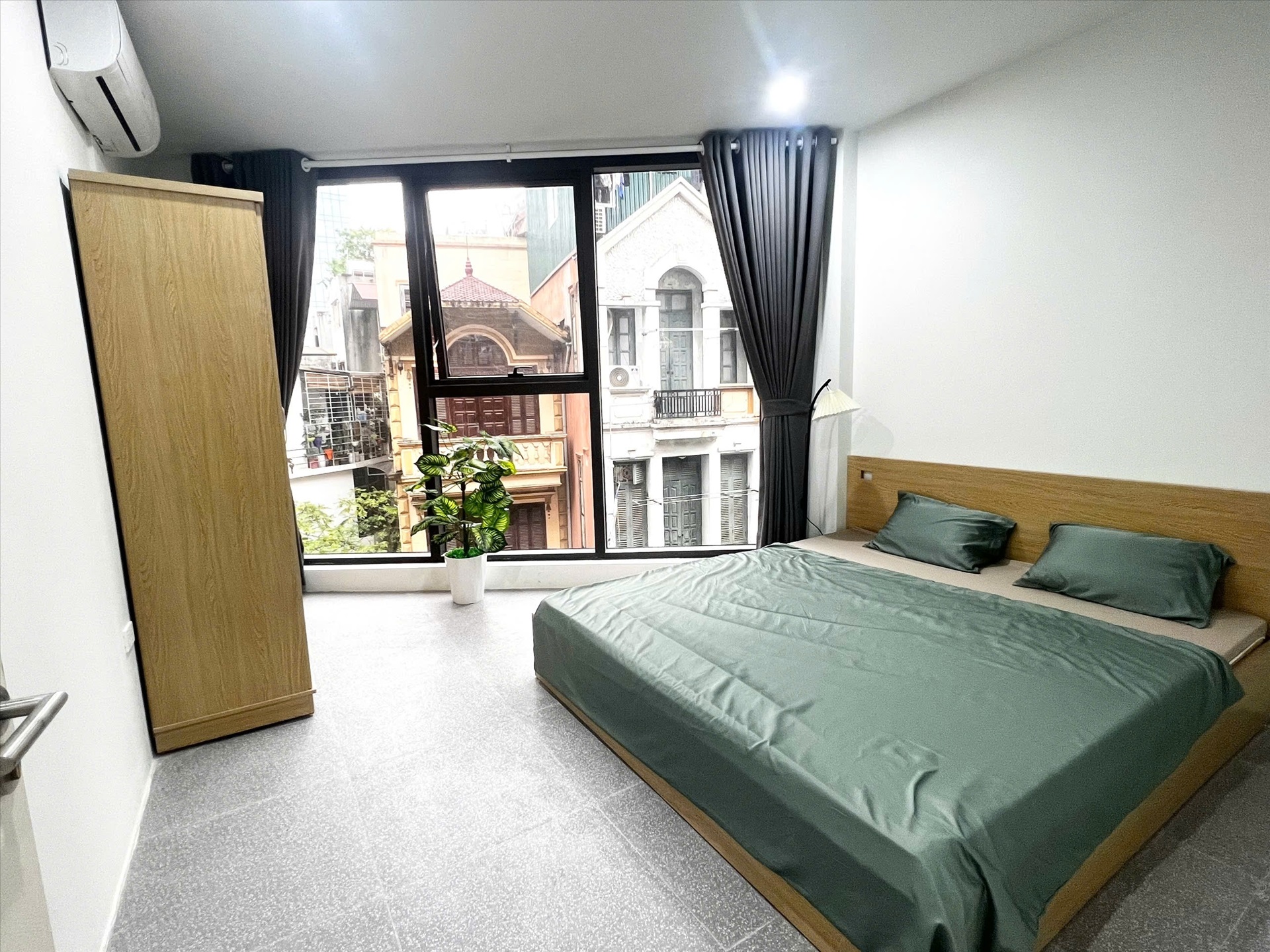 Phòng trọ 1 Phòng ngủ 40m2 tại CTC Home Hoàng Cầu - Đống Đa - Phòng ngủ