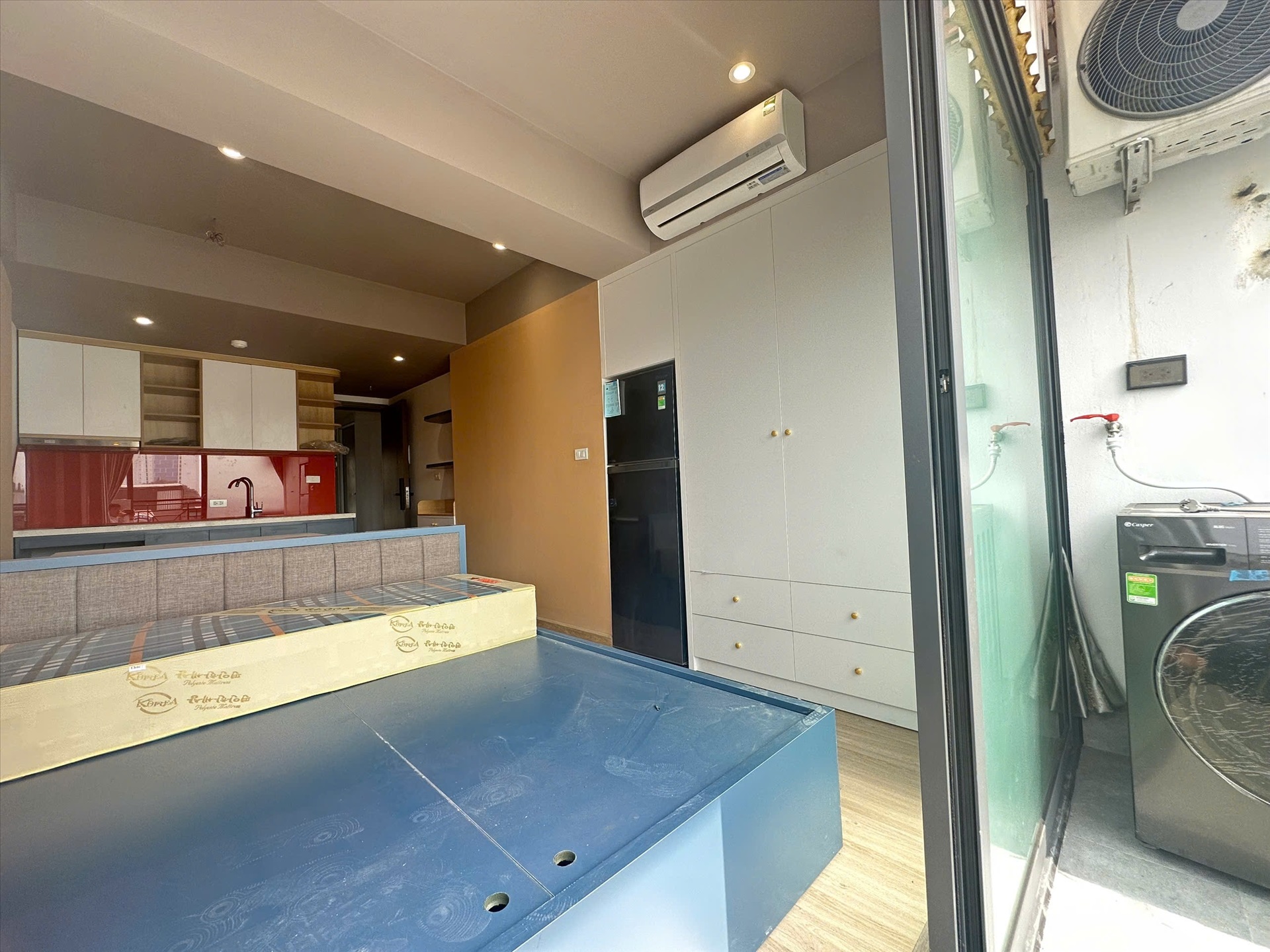 Phòng trọ Studio 25m2 tại CTC Home Tây Sơn - Đống Đa - Phòng ngủ