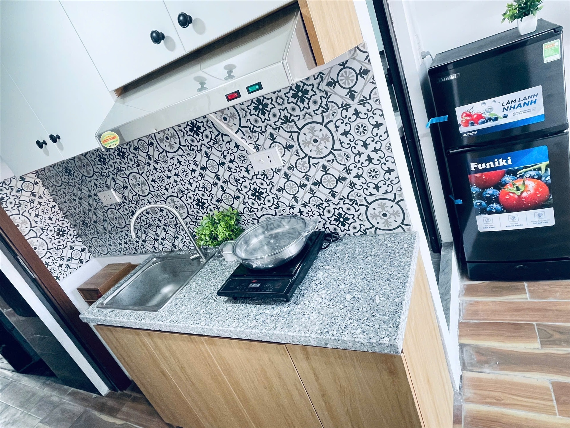 Phòng trọ Duplex 20m2 tại CTC Home Yên Hòa - Cầu Giấy - Phòng bếp