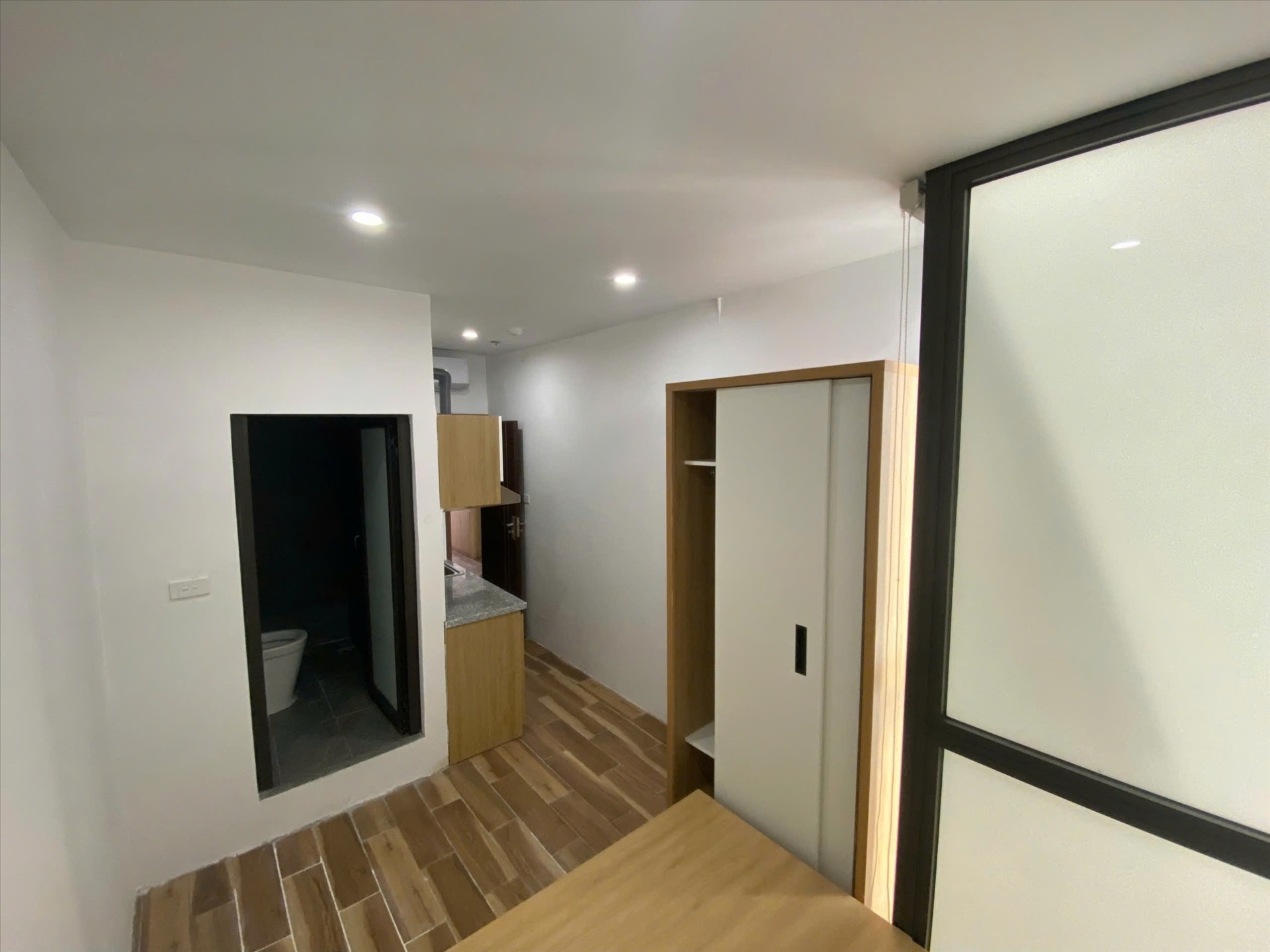 Phòng trọ Studio 20m2 tại CTC Home Yên Hòa - Cầu Giấy - Phòng bếp