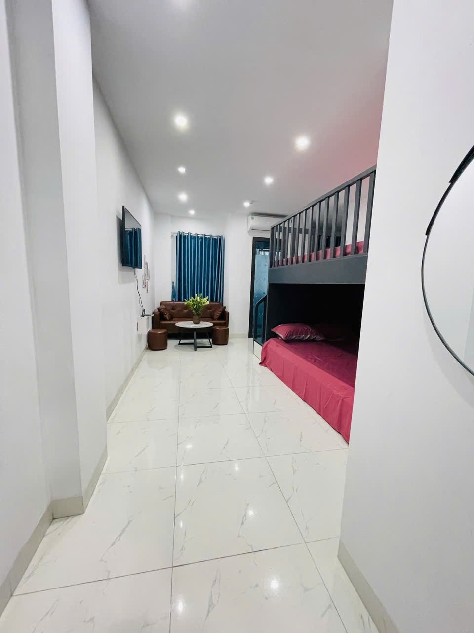 Phòng trọ Duplex 30m2 tại CTC Home Đường Láng - Đống Đa - Phòng khách