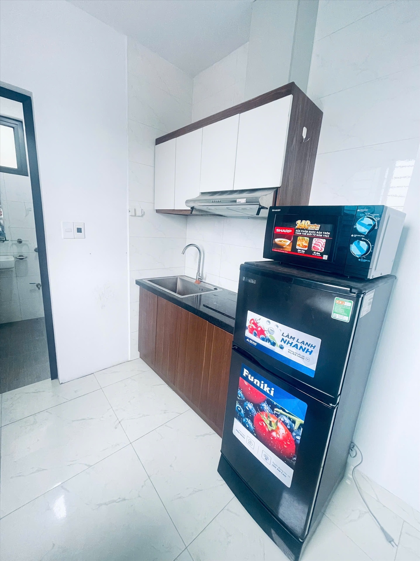 Phòng trọ Duplex 30m2 tại CTC Home Đường Láng - Đống Đa - Phòng bếp