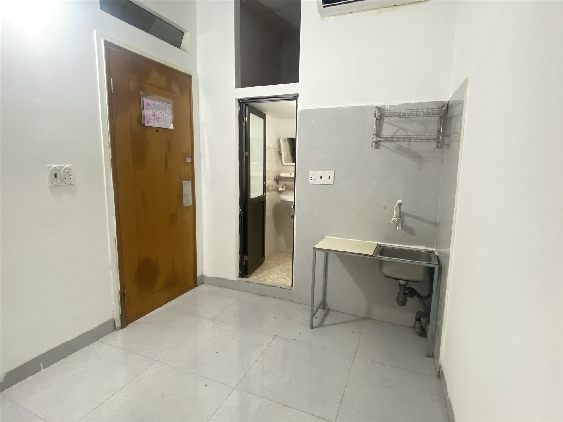 Phòng trọ Studio 20m2 tại HappyHomes Văn Hội - Bắc Từ Liêm - Phòng bếp