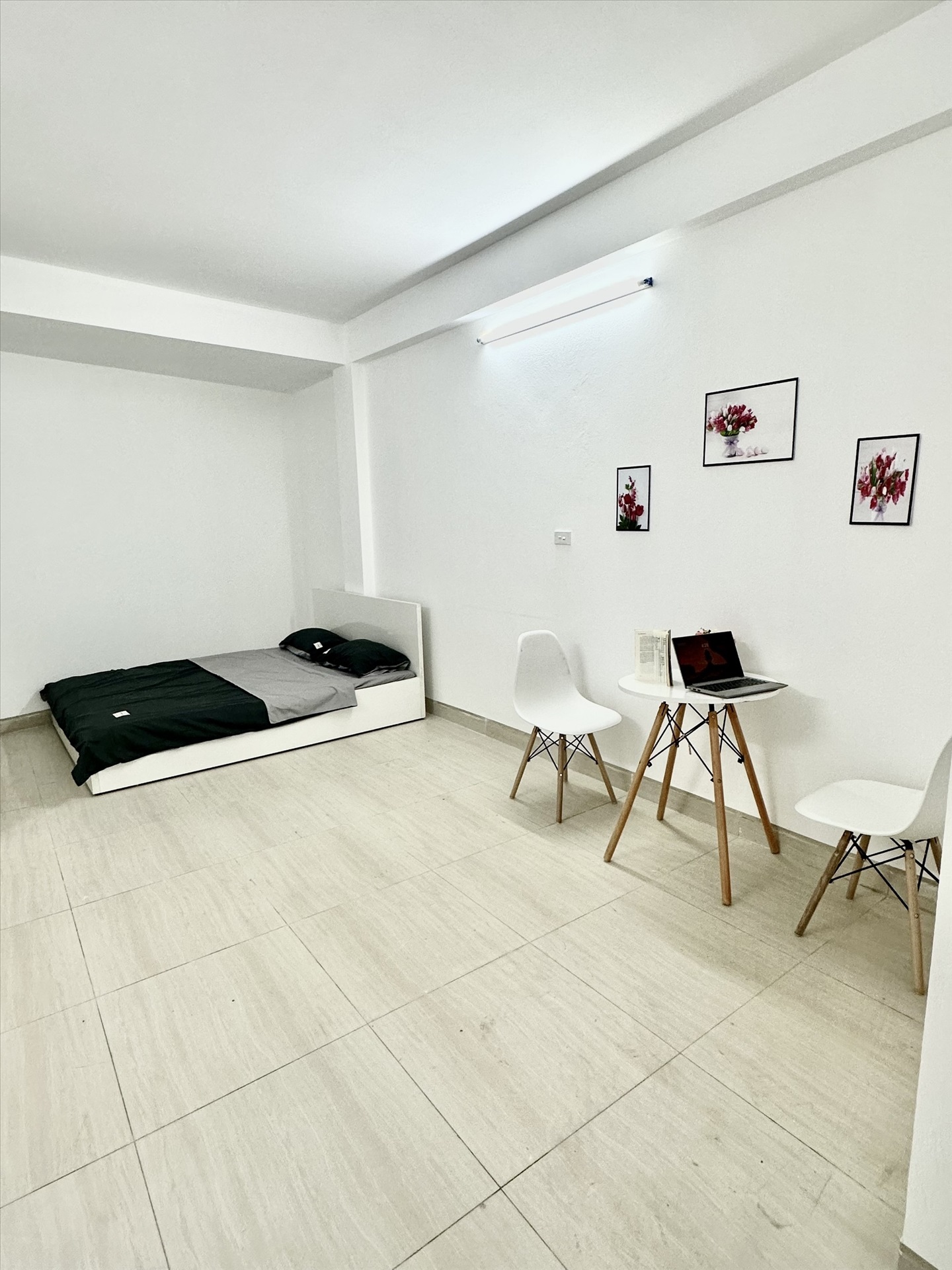 Phòng trọ Studio 20m2 tại HappyHomes 2 Phú Thượng - Tây Hồ - Phòng ngủ