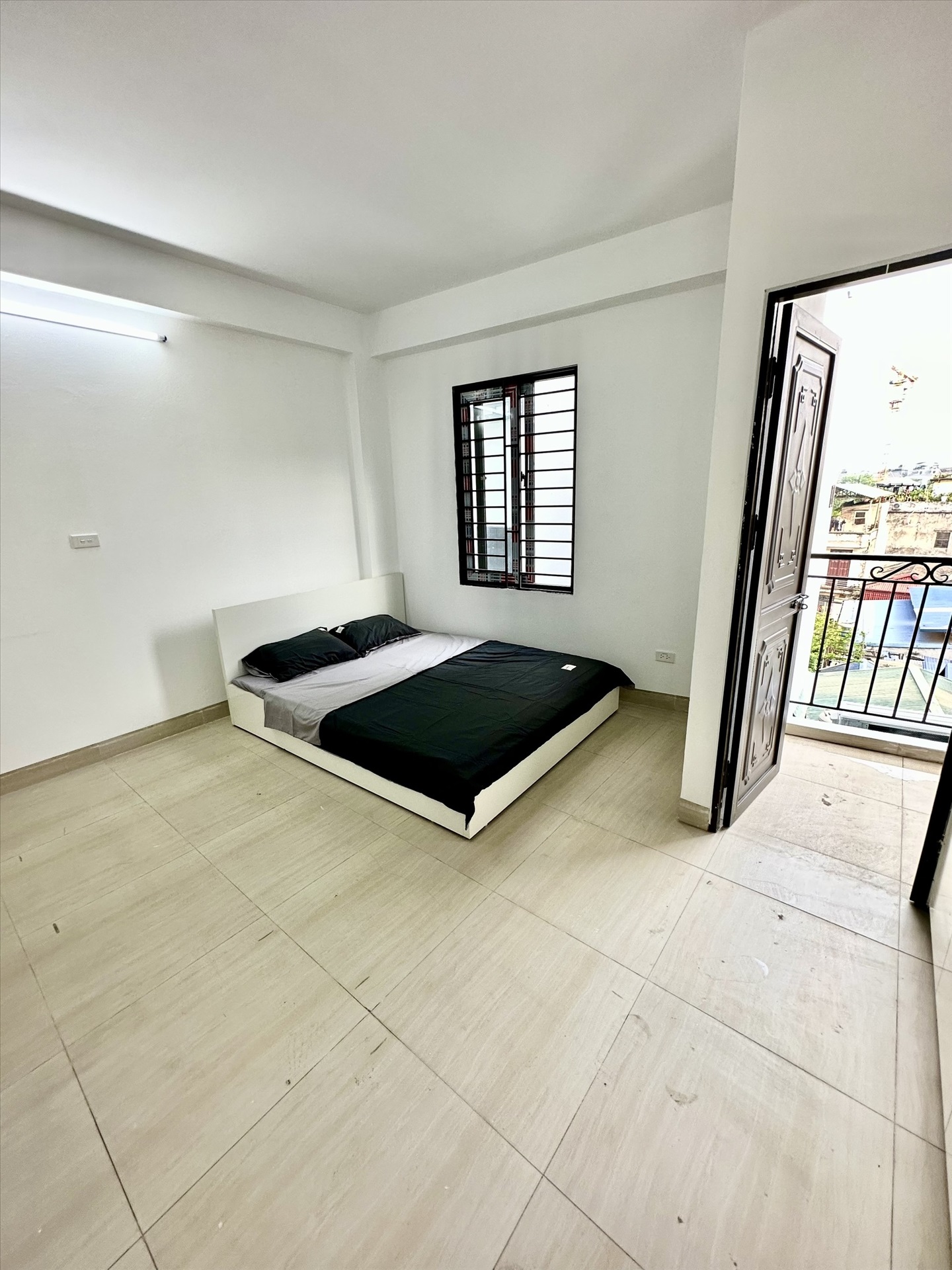 Phòng trọ Studio 25m2 tại HappyHomes 2 Phú Thượng - Tây Hồ - Phòng ngủ