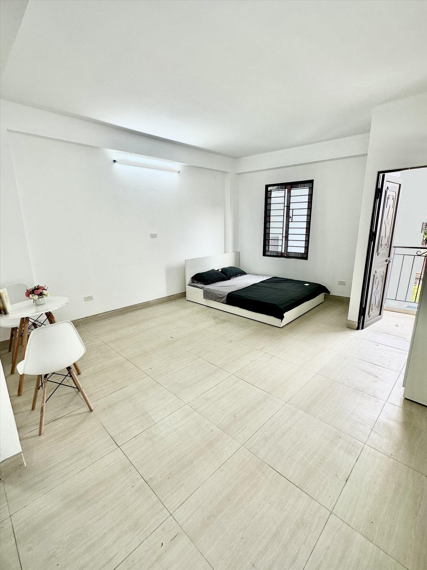 Phòng trọ Studio 25m2 tại HappyHomes 2 Phú Thượng - Tây Hồ - Phòng ngủ