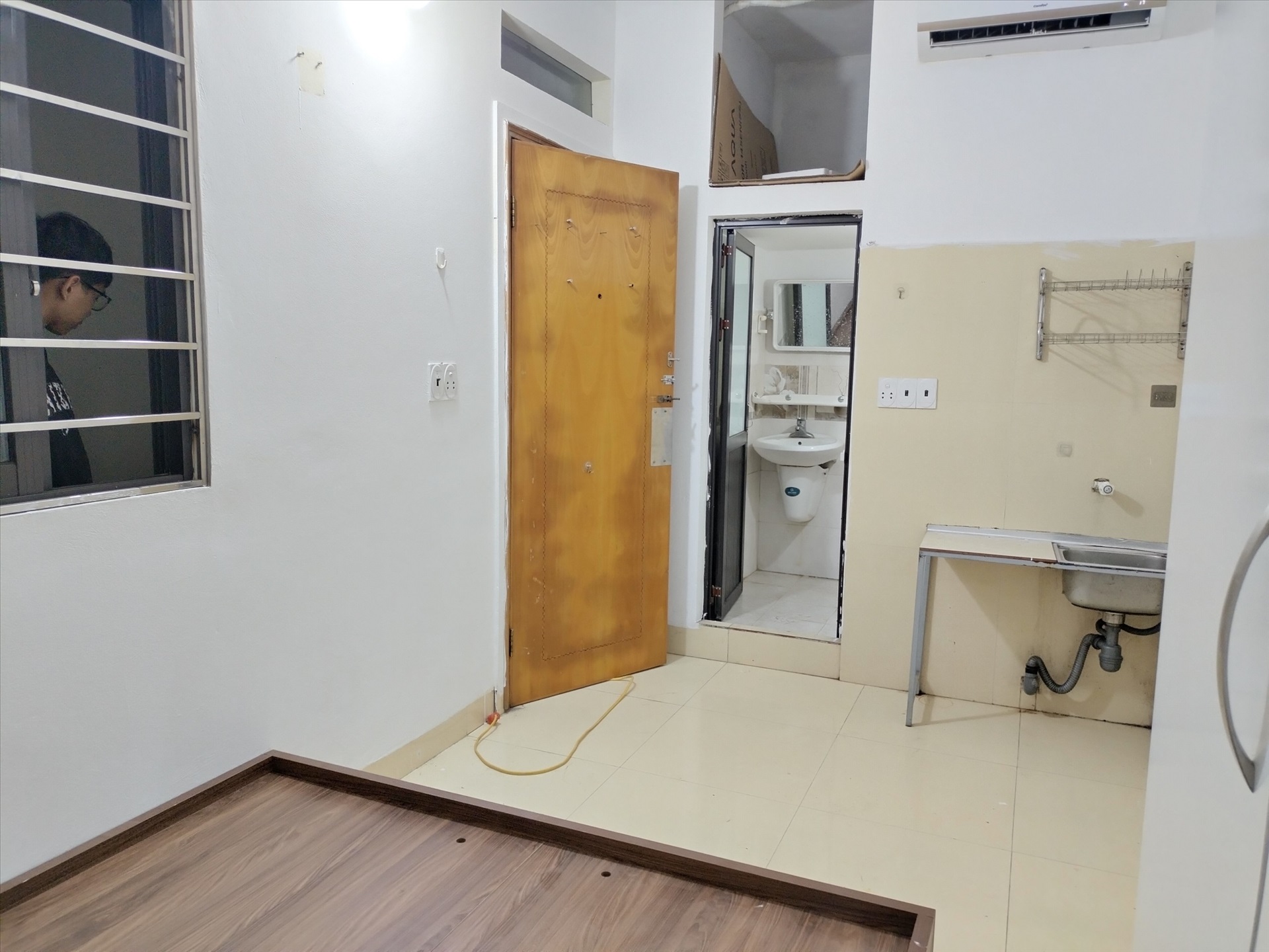 Phòng trọ Studio 20m2 tại HappyHomes Văn Hội - Bắc Từ Liêm - Phòng tắm