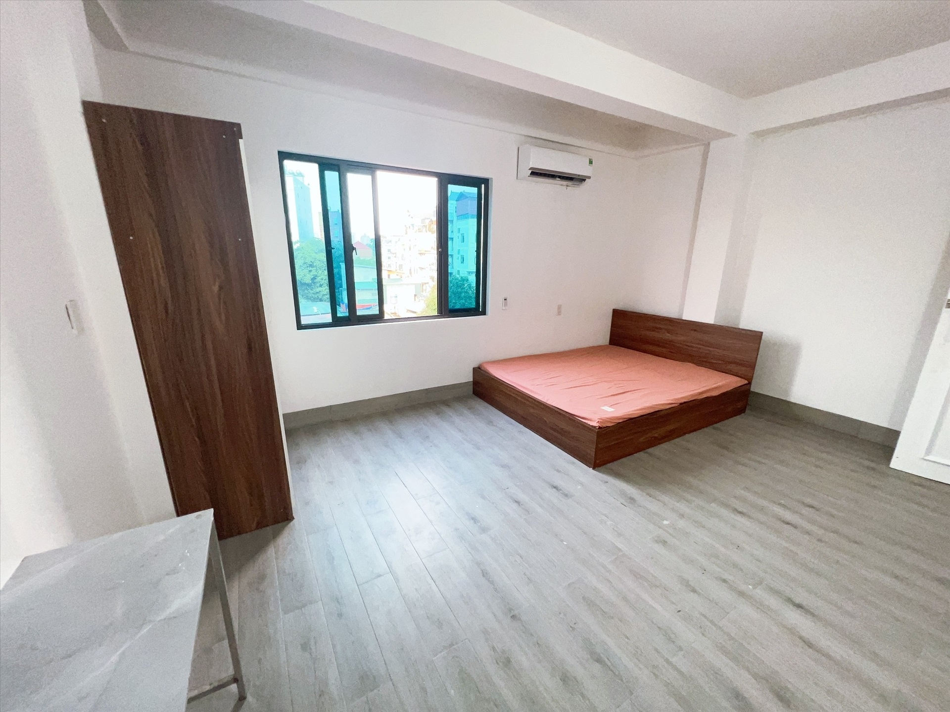 Phòng trọ Studio 22m2 tại HappyHomes Văn Hội - Bắc Từ Liêm - Phòng ngủ