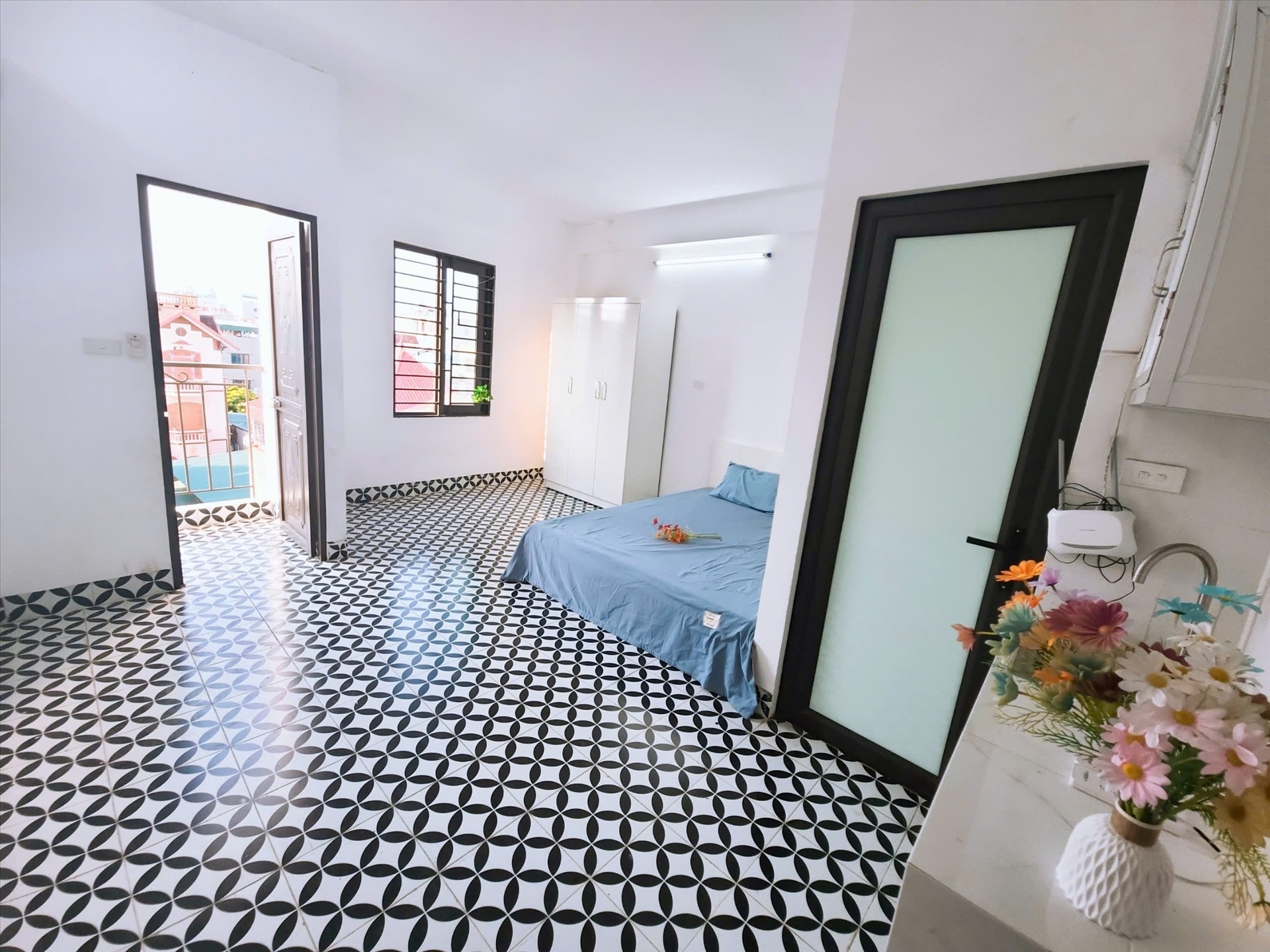 Phòng trọ -- 25m2 tại HappyHomes 2 Phú Thượng - Tây Hồ - Phòng ngủ