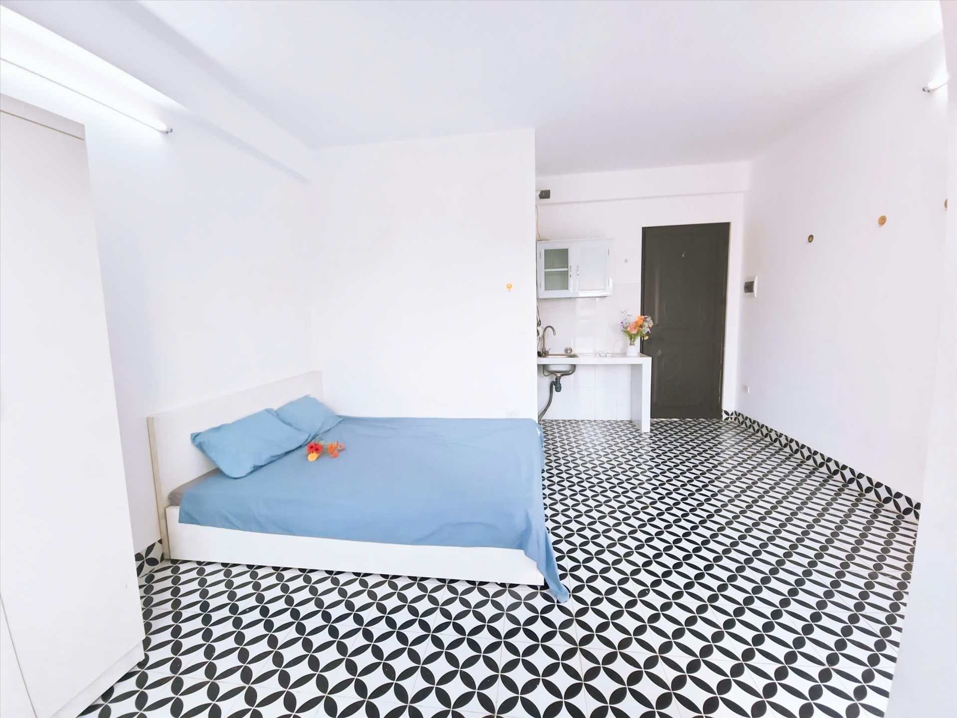 Phòng trọ -- 25m2 tại HappyHomes 2 Phú Thượng - Tây Hồ - Phòng ngủ