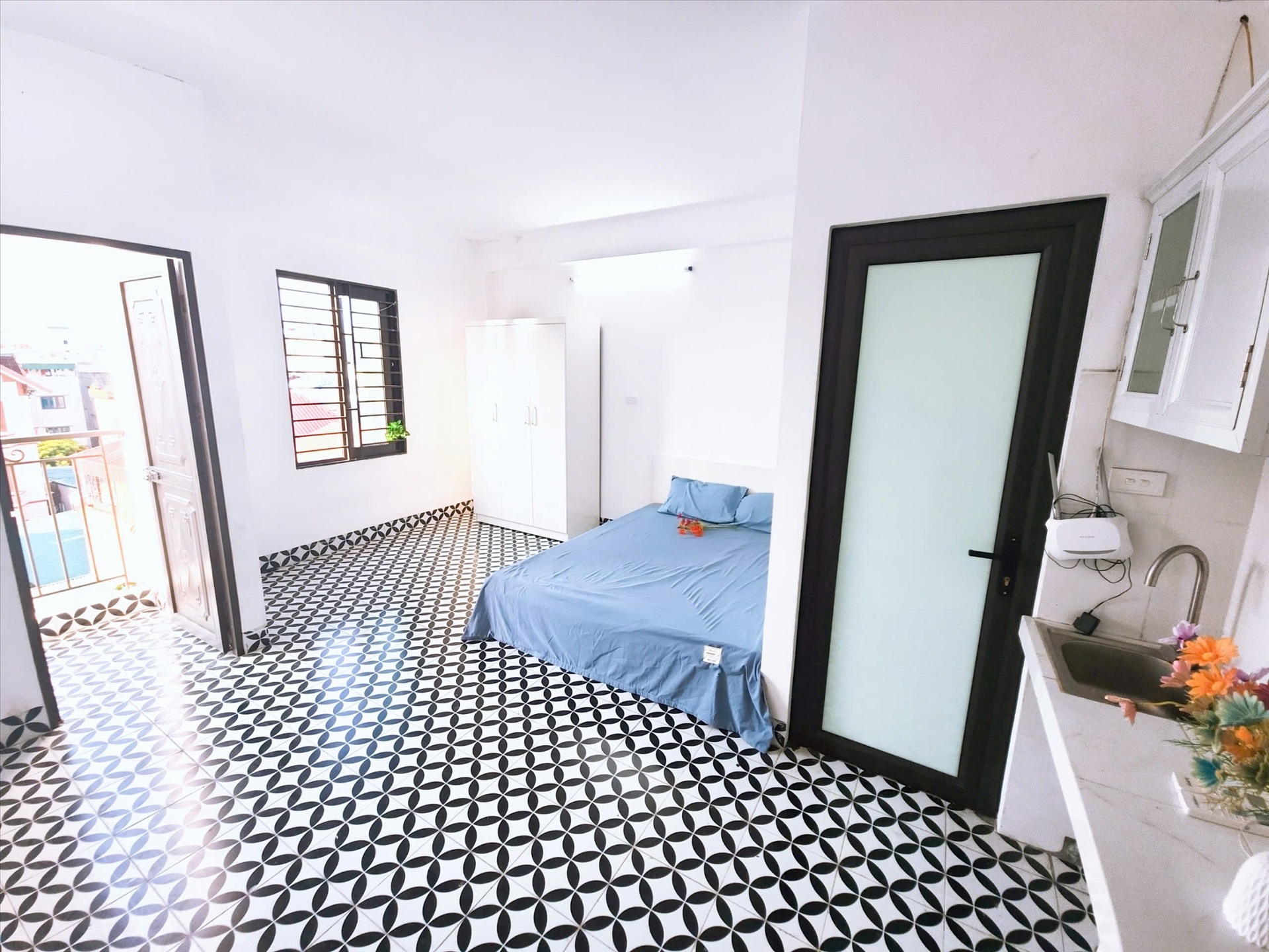 Phòng trọ -- 25m2 tại HappyHomes 2 Phú Thượng - Tây Hồ - Phòng ngủ