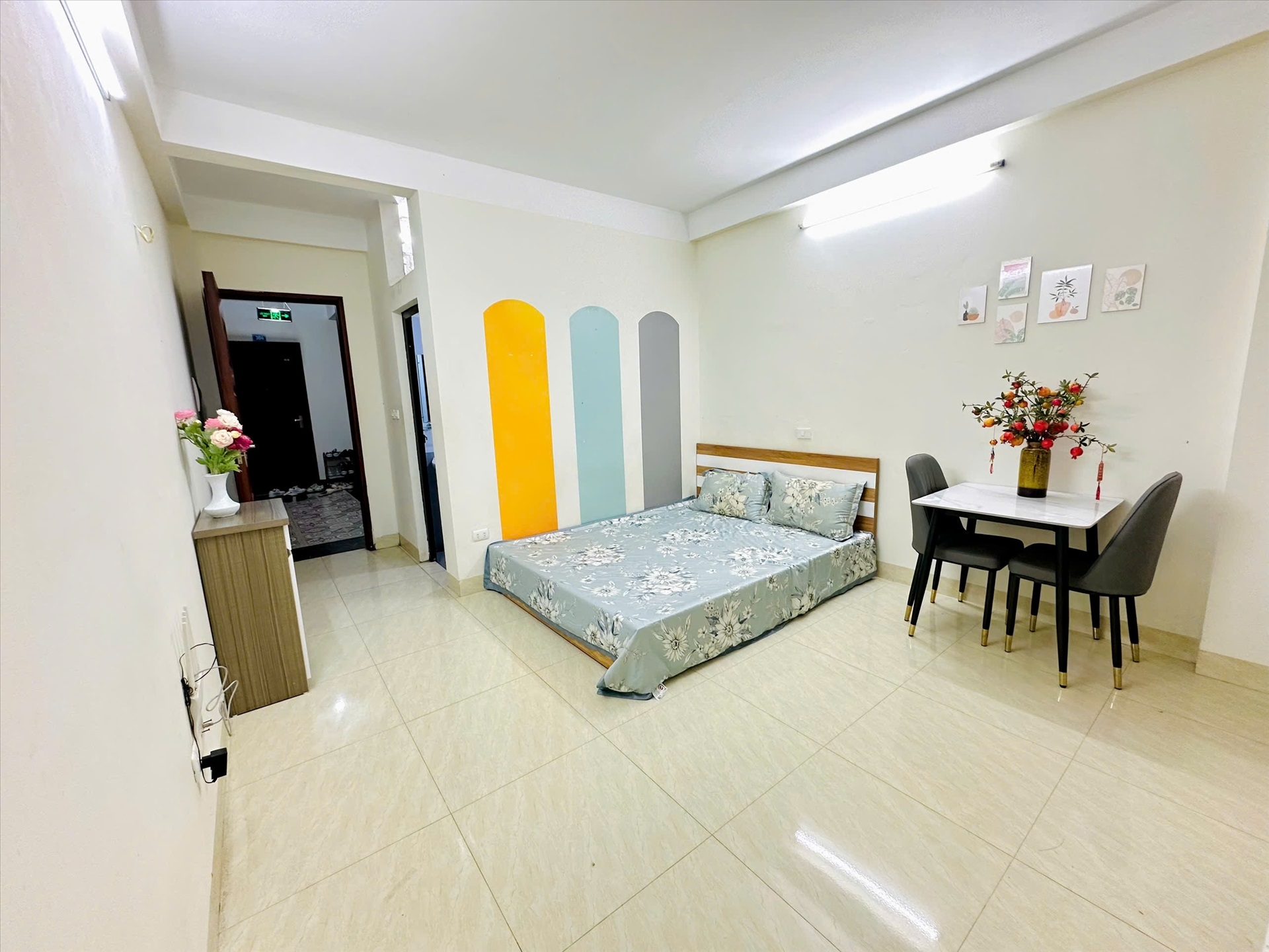 Phòng trọ Studio 28m2 tại TT House 1 Dịch Vọng Hậu - Cầu Giấy - Phòng ngủ