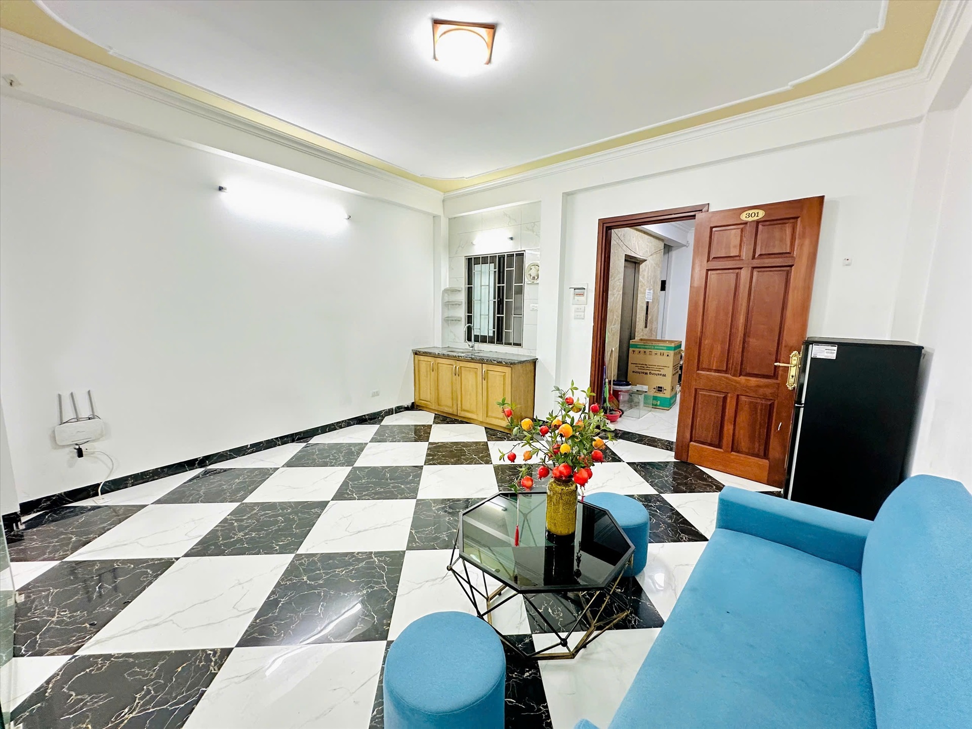 Phòng trọ 1 Phòng ngủ 40m2 tại TT House Nhân Hòa - Thanh Xuân - Phòng khách