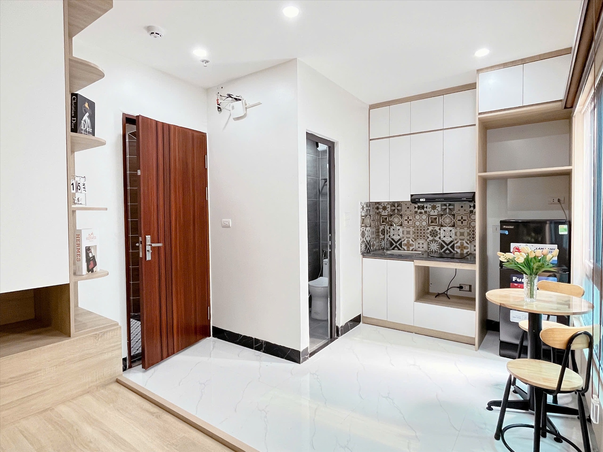 Phòng trọ Studio 20m2 tại Suha Home Minh Khai - Hai Bà Trưng - Phòng bếp