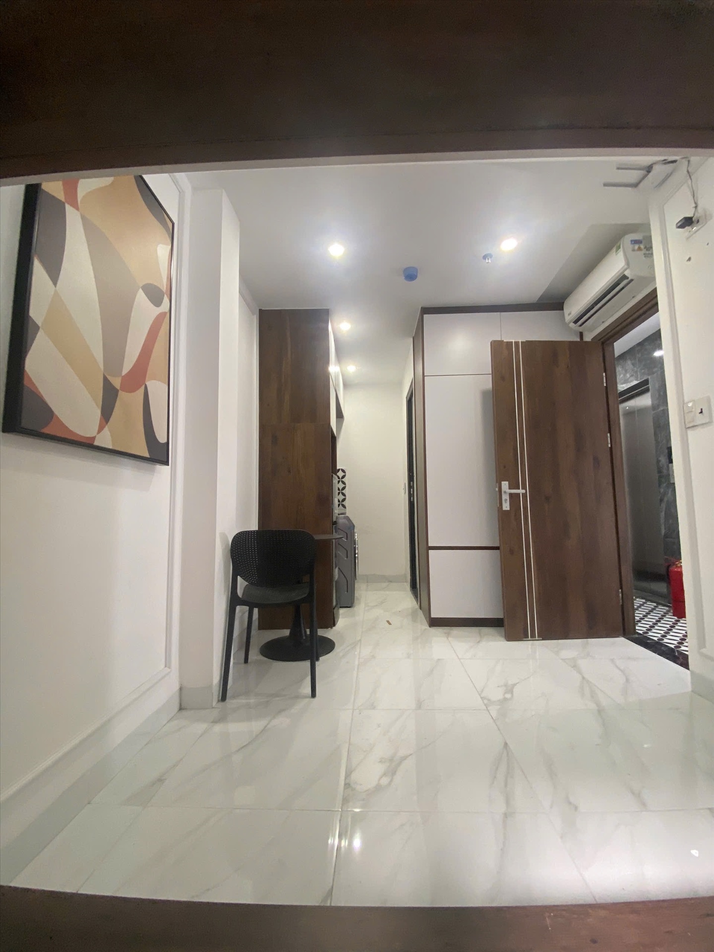 Phòng trọ Studio 25m2 tại Suha Home Xã Đàn - Đống Đa - Phòng khách