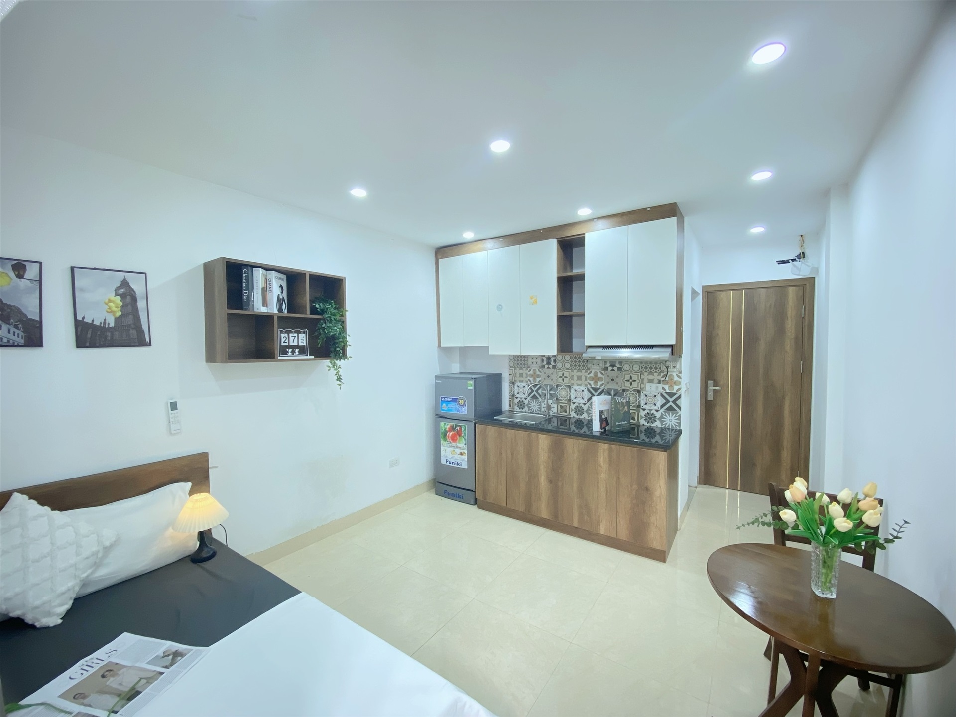 Phòng trọ Studio 20m2 tại Suha Home 1 Khương Đình - Thanh Xuân - Phòng bếp