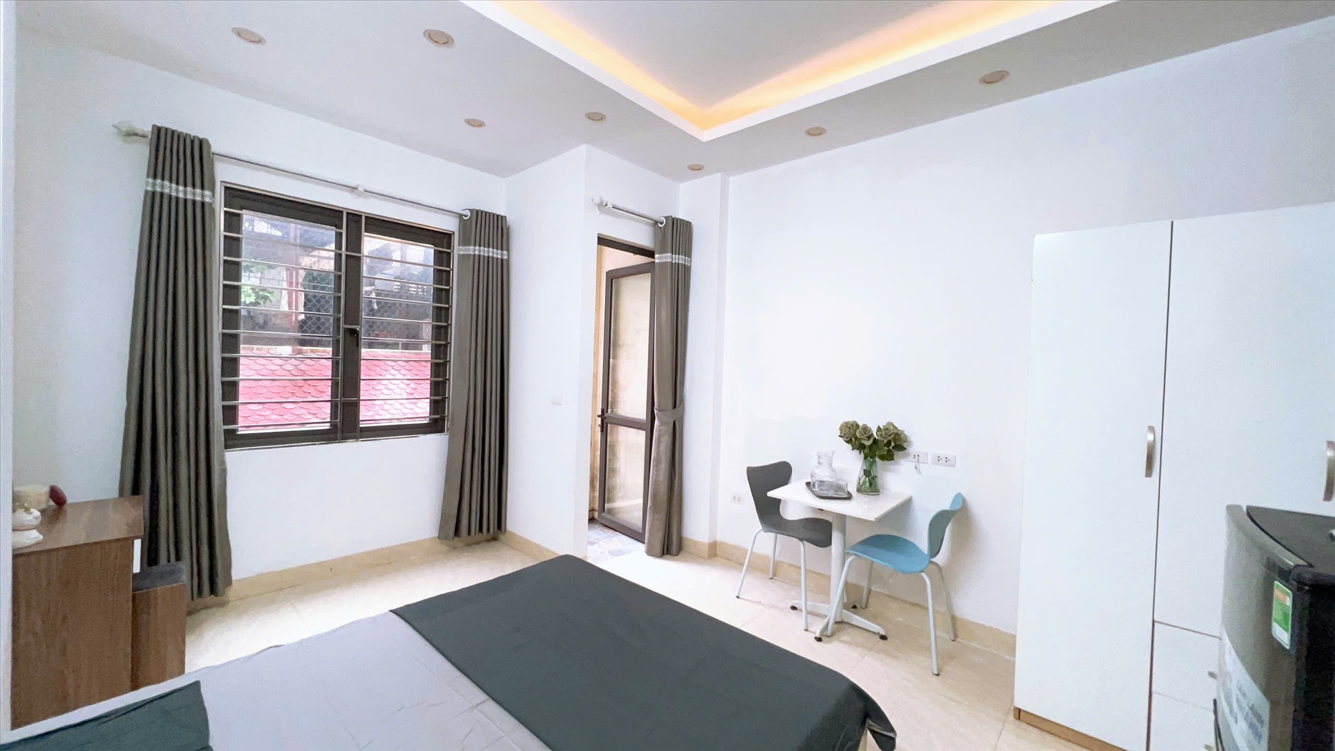 Phòng trọ Studio 25m2 tại QHOME Nguyễn Xiển - Thanh Xuân - Phòng ngủ