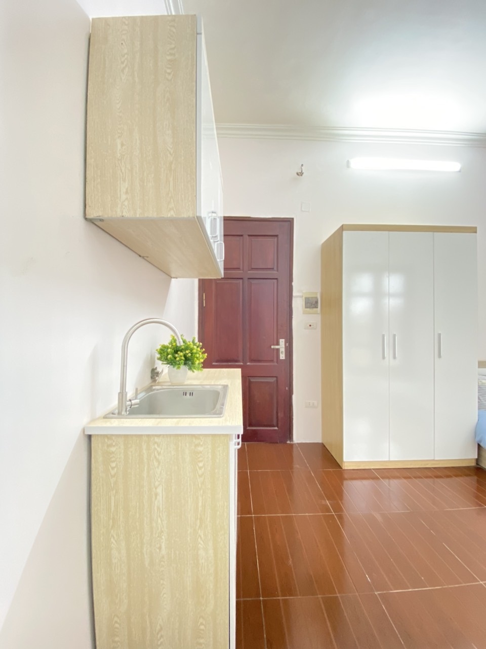 Phòng trọ Studio 23m2 tại 4PS Housing Đông Ngạc - Bắc Từ Liêm - Phòng bếp