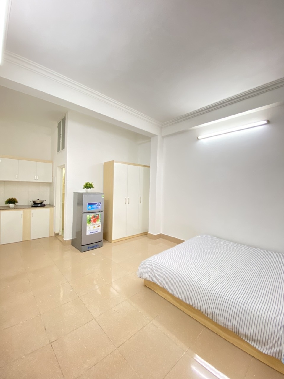 Phòng trọ Studio 25m2 tại 4PS Housing 2 Pháo Đài Láng - Đống Đa - Phòng ngủ