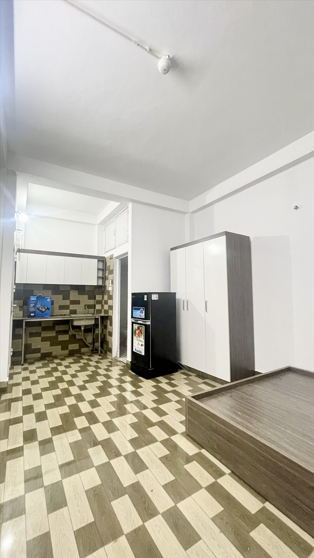 Phòng trọ Studio 25m2 tại 4PS Housing 4 Pháo Đài Láng - Đống Đa - Phòng bếp