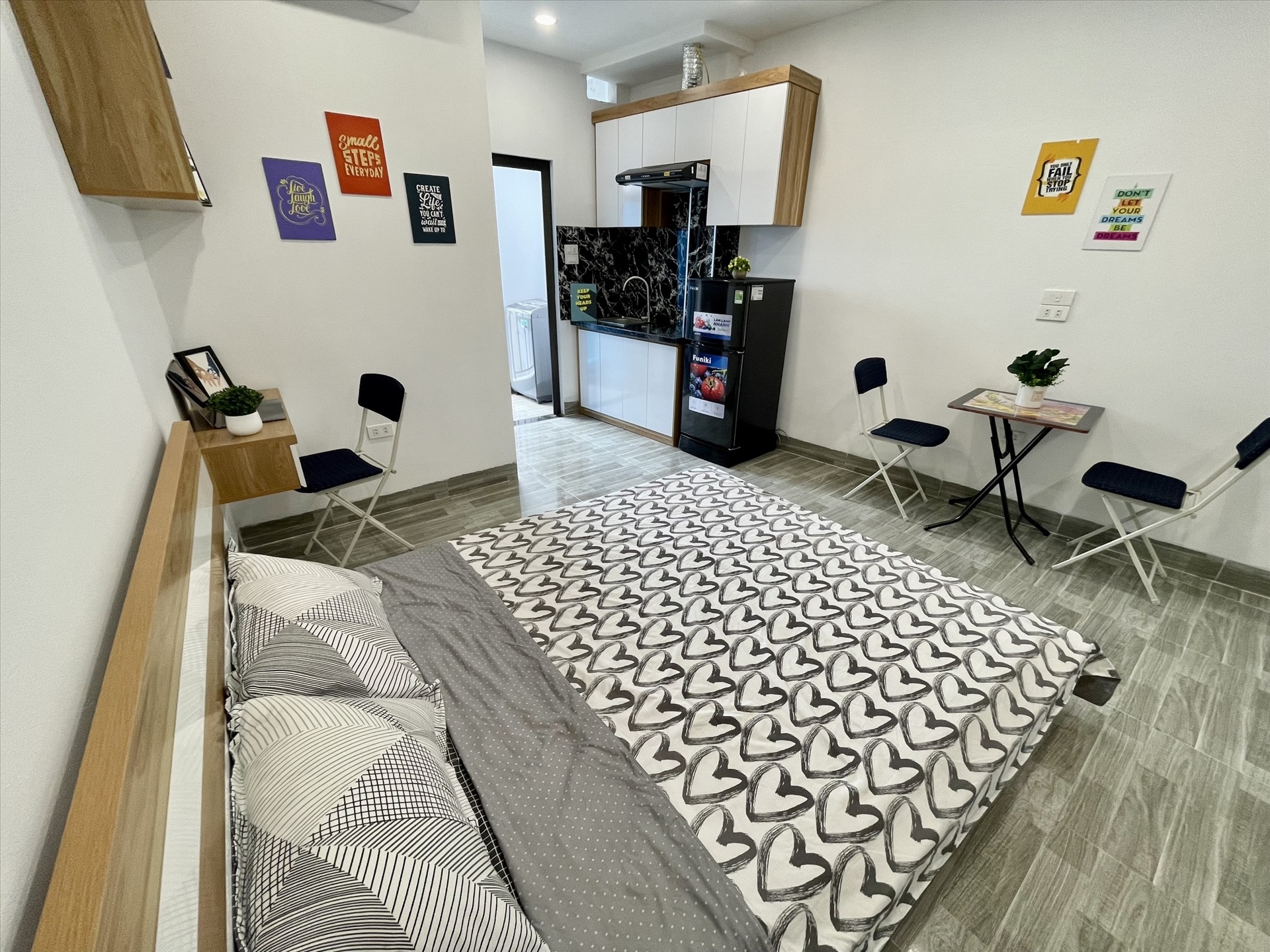 Phòng trọ Studio 30m2 tại Airstay Hoàng Mai - Hoàng Mai - Phòng ngủ