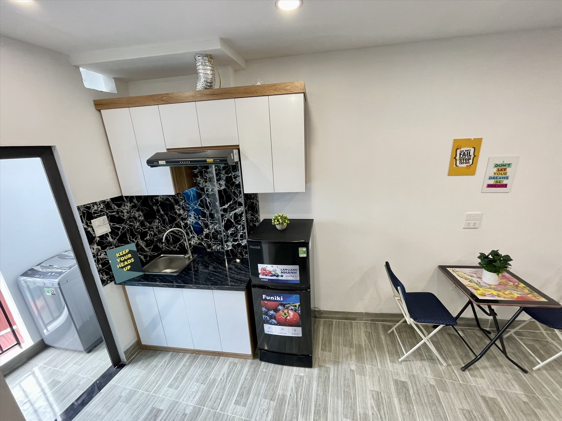 Phòng trọ Studio 30m2 tại Airstay Hoàng Mai - Hoàng Mai - Phòng bếp