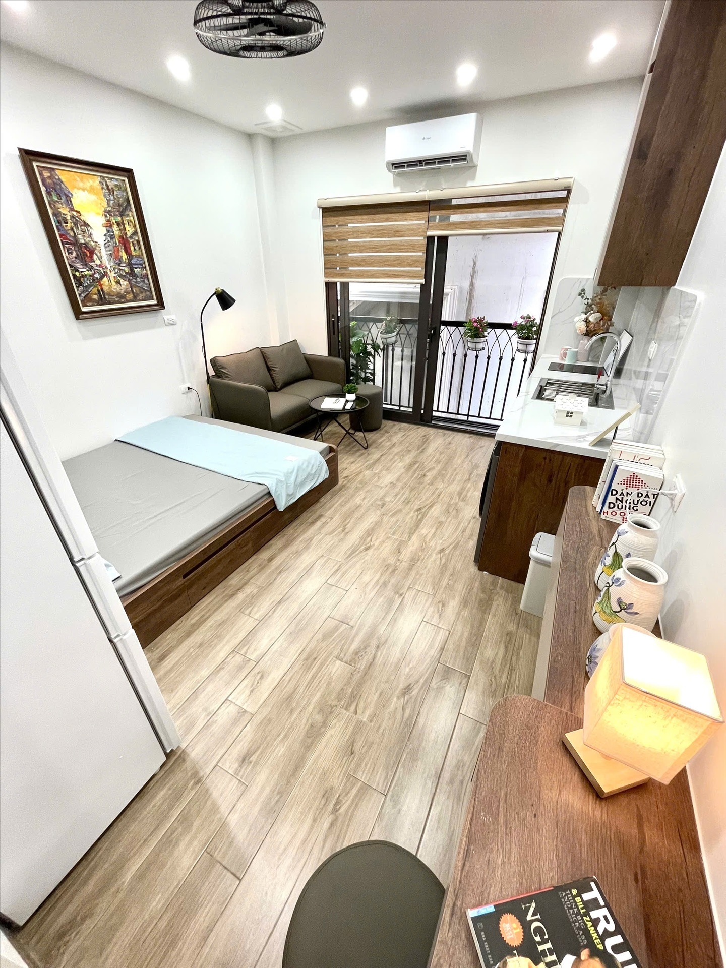 Phòng trọ Studio 28m2 tại Airstay Vương Thừa Vũ - Thanh Xuân - Phòng ngủ
